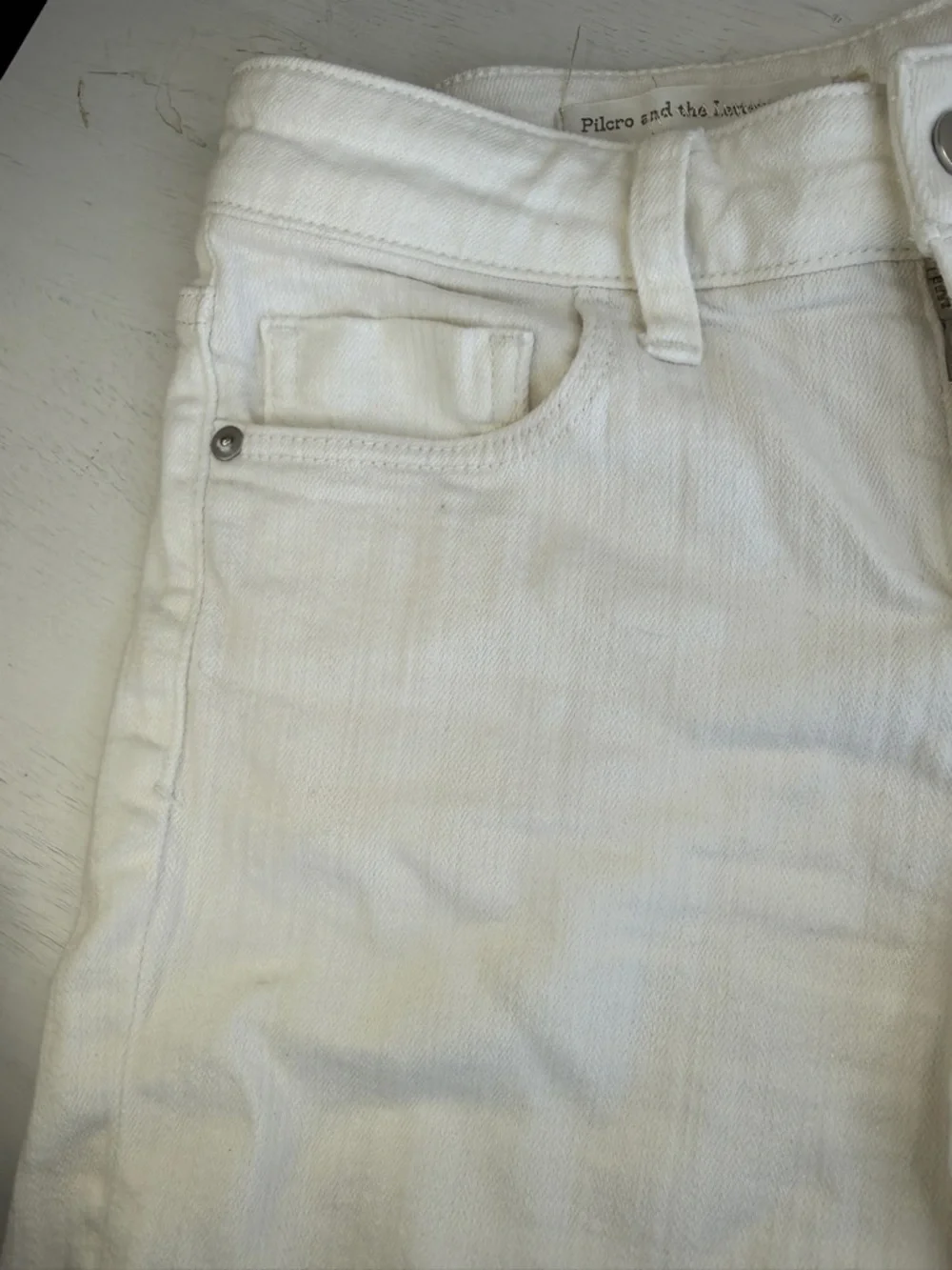 Anthropologie Pilcro & Letterpress Mid Rise Slim Cut Off Shorts Sz 26 - Picture 12 of 14